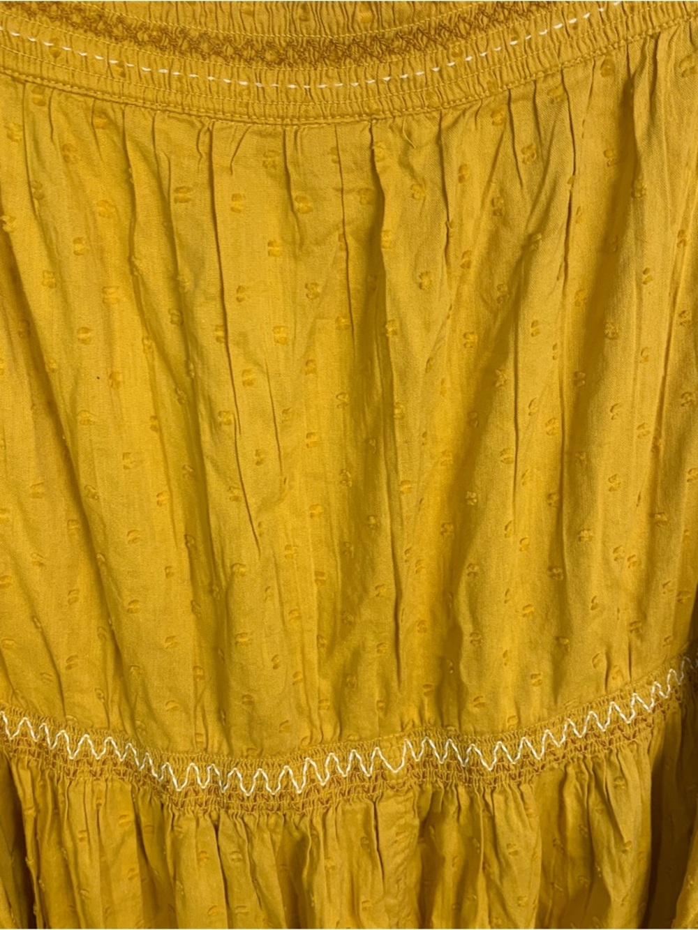 Old Navy Embroidered Tiered Tassel Maxi Dress - Picture 13 of 14